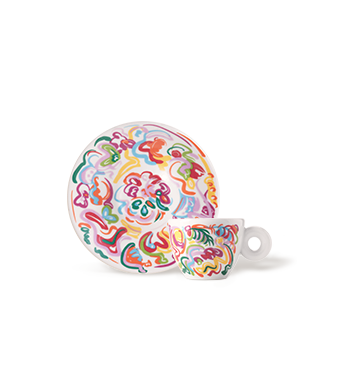 ENSEMBLE DE DEUX TASSES À ESPRESSO – ILLY ART COLLECTION SOL CALERO