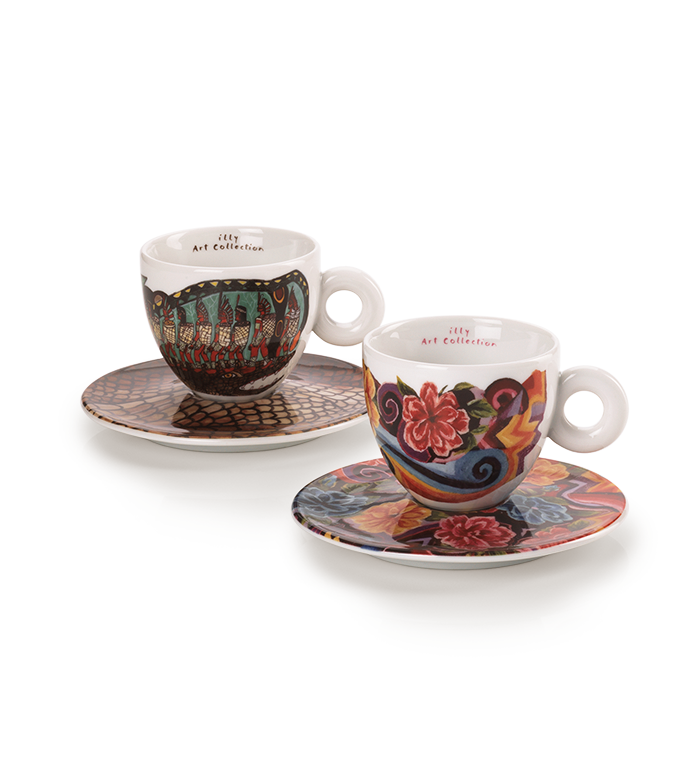SET MIT 2 CAPPUCCINOTASSEN – DIE ILLY ART COLLECTION FÜR DIE BIENNALE ARTE 2024 image number 2