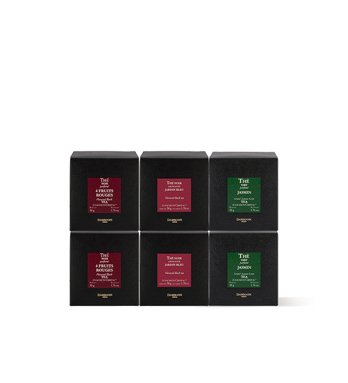 Dammann® Flavored Tea Sachet Sampler Bundle - 6-Pack image number 0