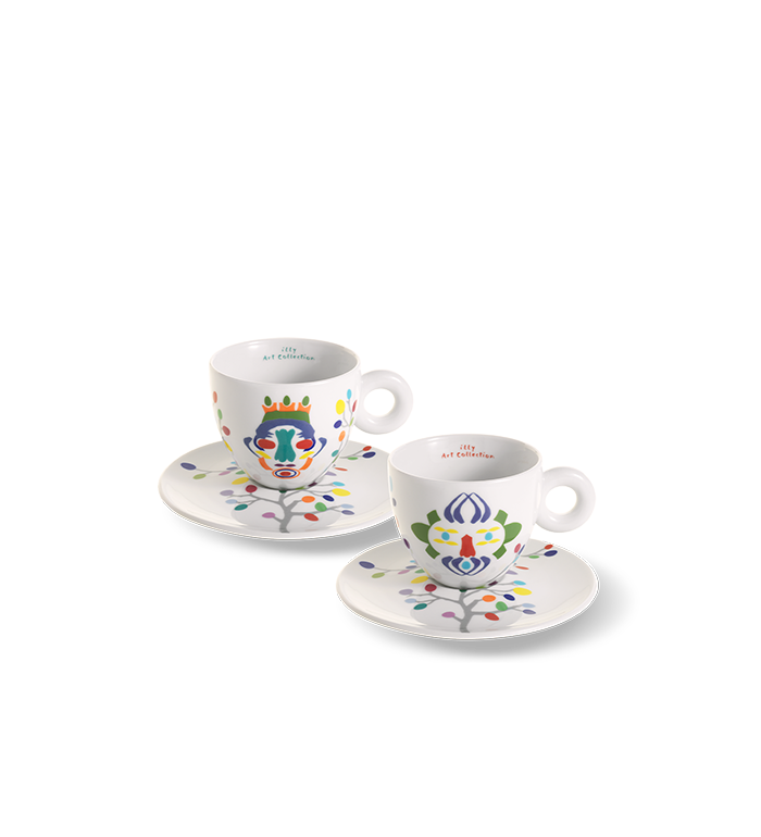 Set da 2 tazze da cappuccino - illy Art Collection Pascale Marthine Tayou image number 2