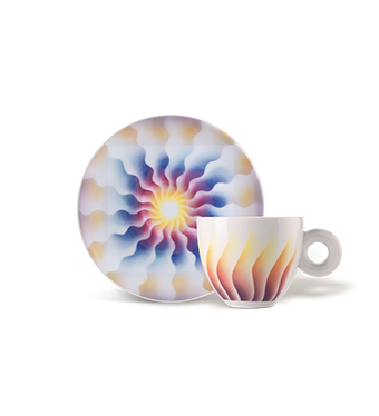 Set of 4 Cappuccino Cups - the Judy Chicago illy Art Collection