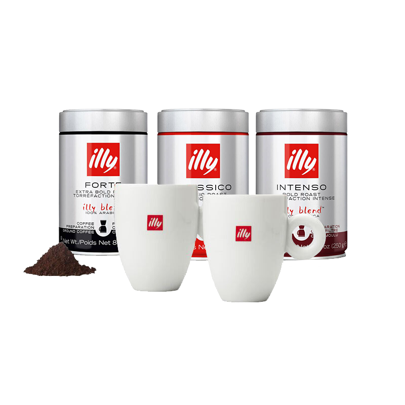 illy Essentials Bundle Brewed Coffee with Mugs illy Shop