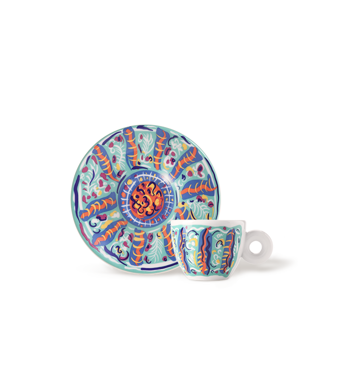 ENSEMBLE DE QUATRE TASSES À ESPRESSO - ILLY ART COLLECTION SOL CALERO image number 2