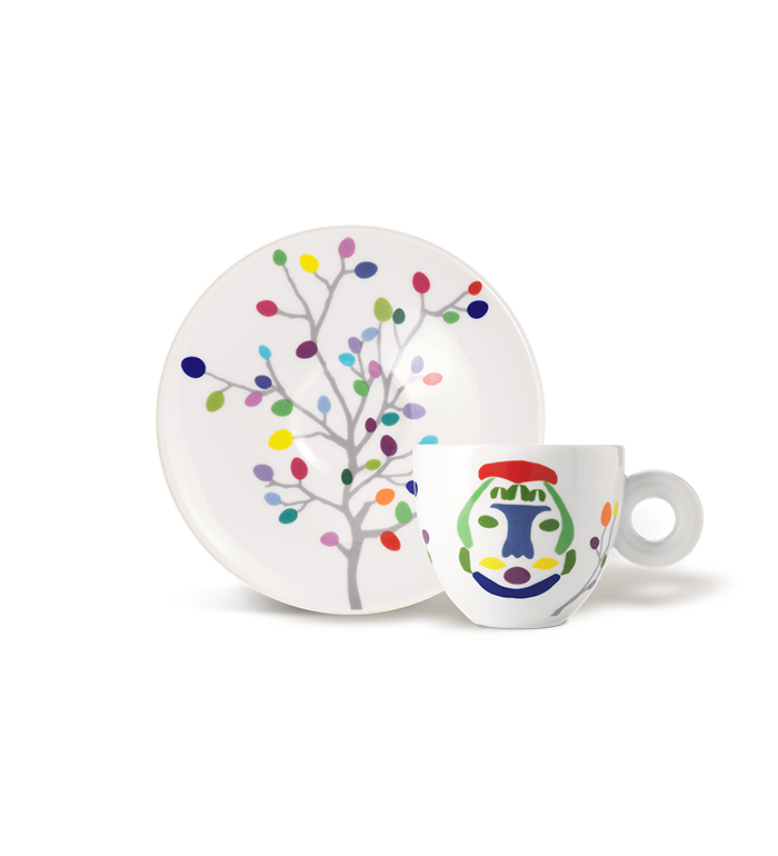 Conjunto de 6 xícaras de cappuccino - illy Art Collection Pascale Marthine Tayou image number 1
