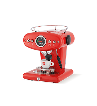 X1 Anniversary E.S.E. Pod & Ground Espresso Machine - Red