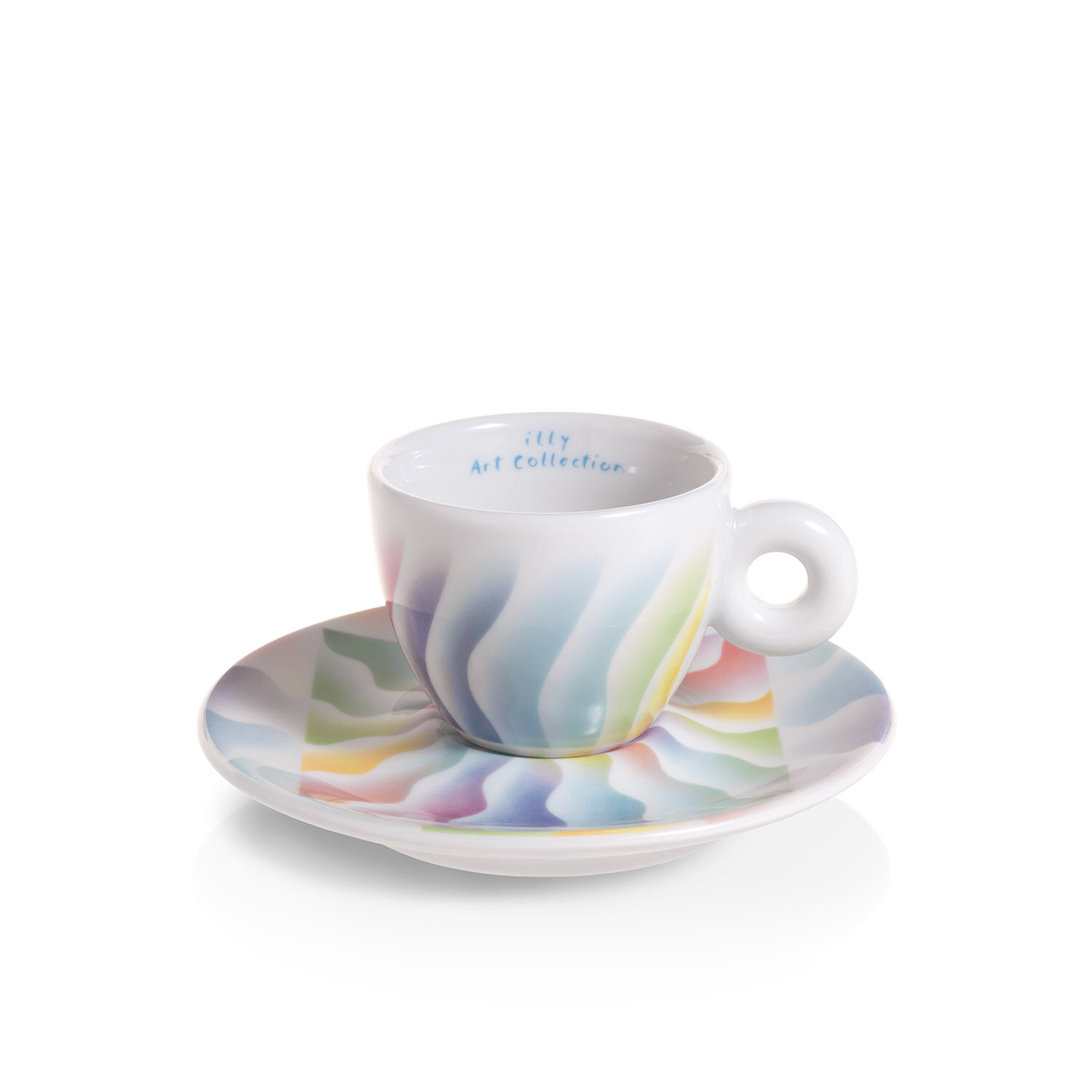 Set de 4 tazas de café espresso: illy Art Collection de Judy Chicago