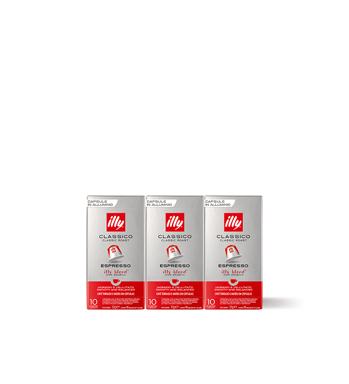 CLASSICO coffee in compatible capsules, set of three