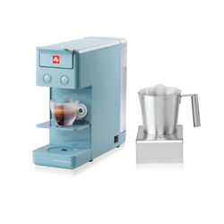 Montalatte elettrico illy e macchina da caff&egrave; iperespresso Y3.2