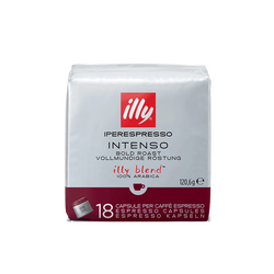 Café em cápsulas Iperespresso, sabor INTENSO, torra escura - 18 un
