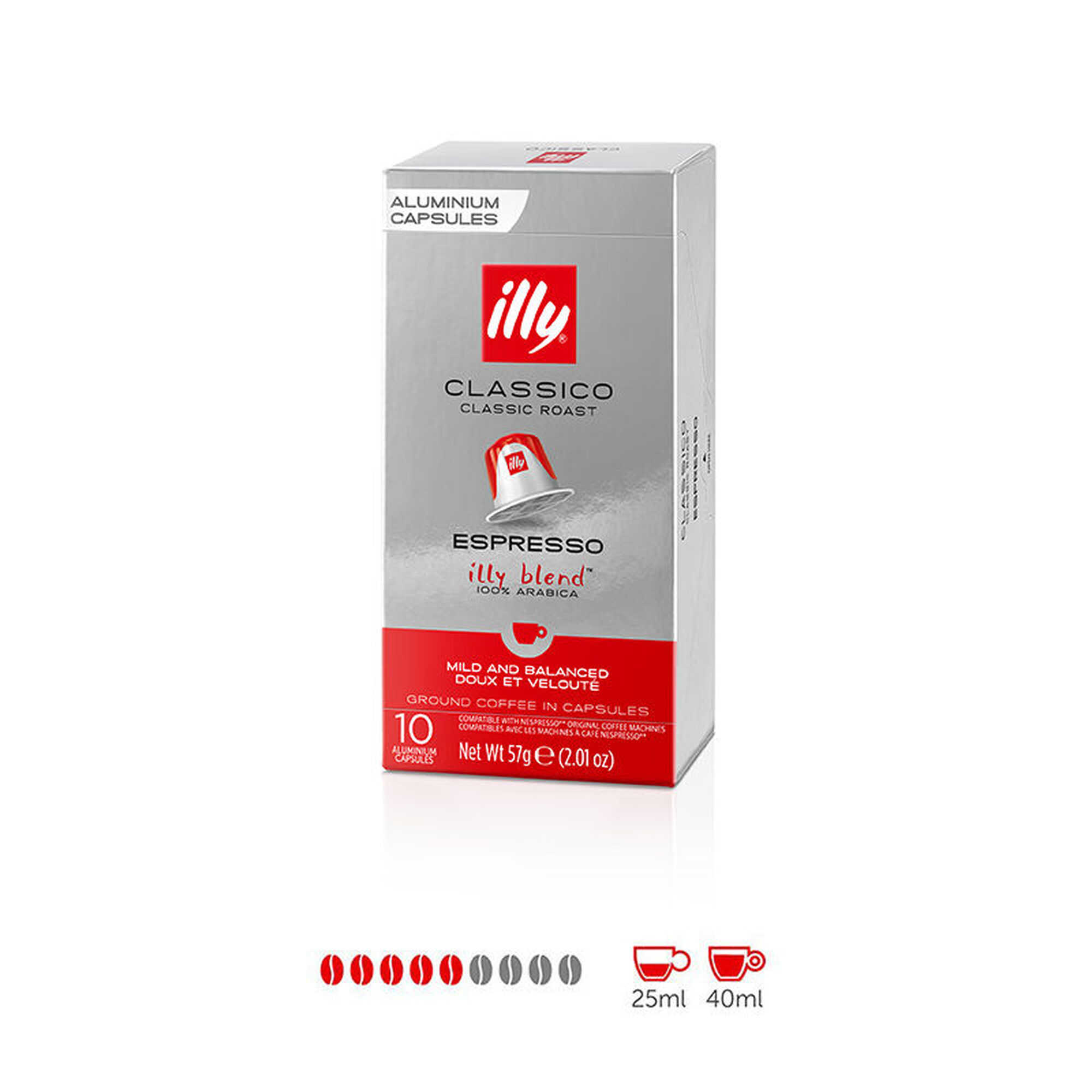 Espresso Compatible Capsules Classico Roast Illy Eshop