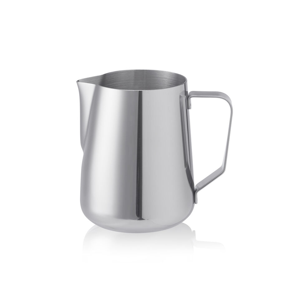 Milk jug by Alessi, large size stainless mirror steel illy Shop