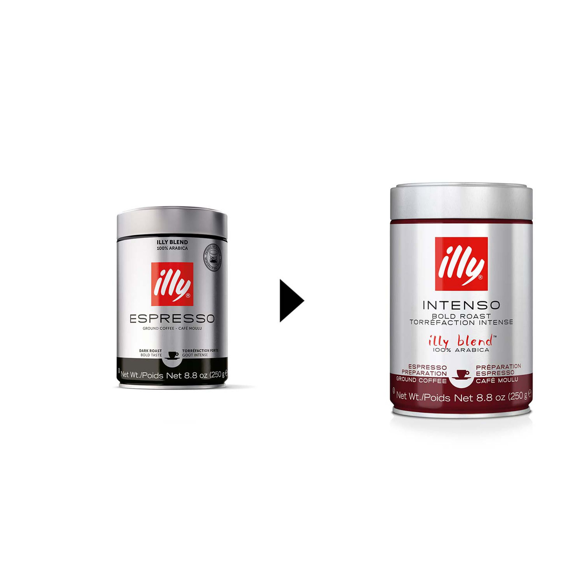 Ground Espresso Intenso Dark Roast Coffee illy