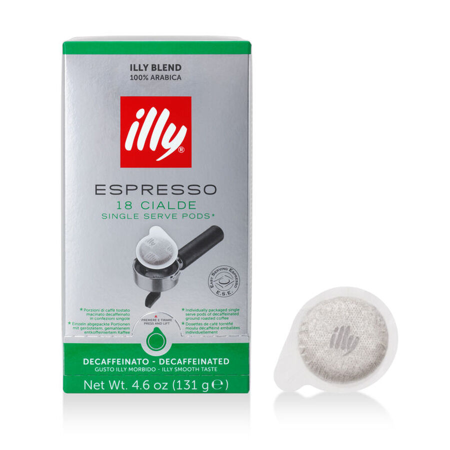 E.S.E Decaffeinated Espresso Pods illy