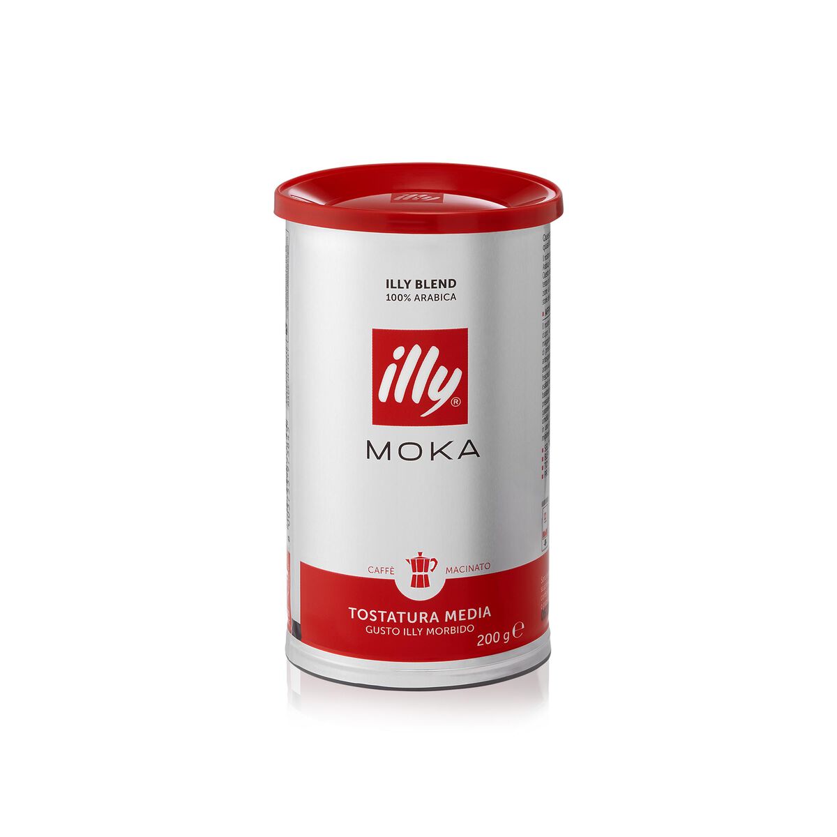 Caffè Macinato Moka Tostatura Media Soft Can 200g illy shop