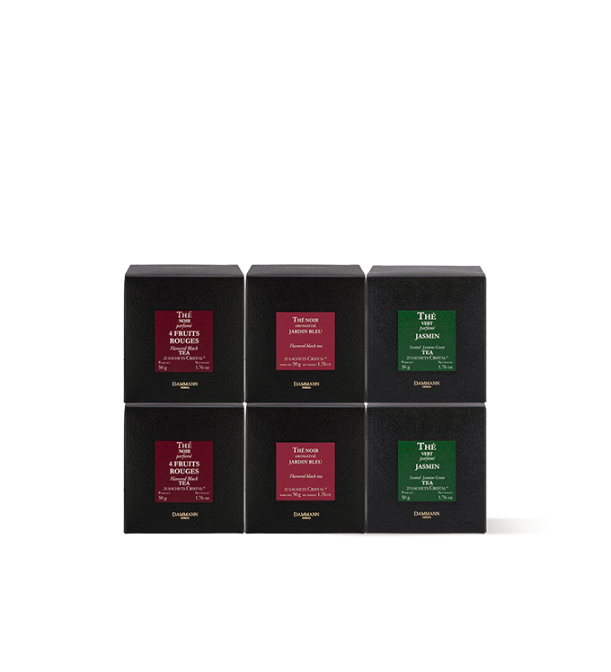 Dammann&reg; Flavored Tea Sachet Sampler Bundle - 6-Pack
