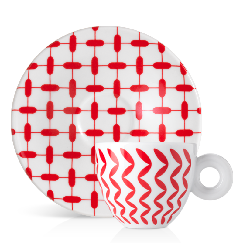Tasses à cappuccino signées Mona Hatoum - Coffret 2 tasses