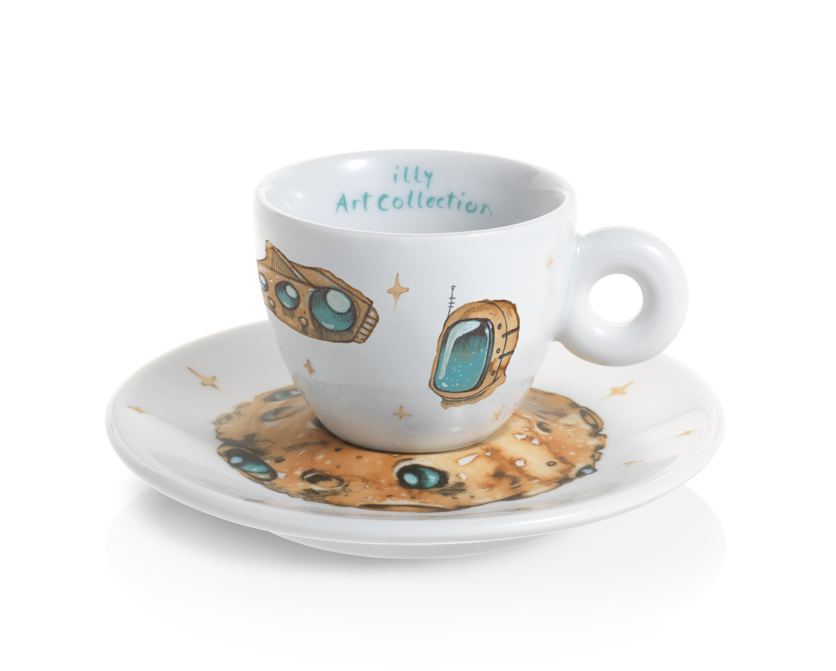 Tazzina da espresso - illy Art Collection Coffee drawings - Max Petrone