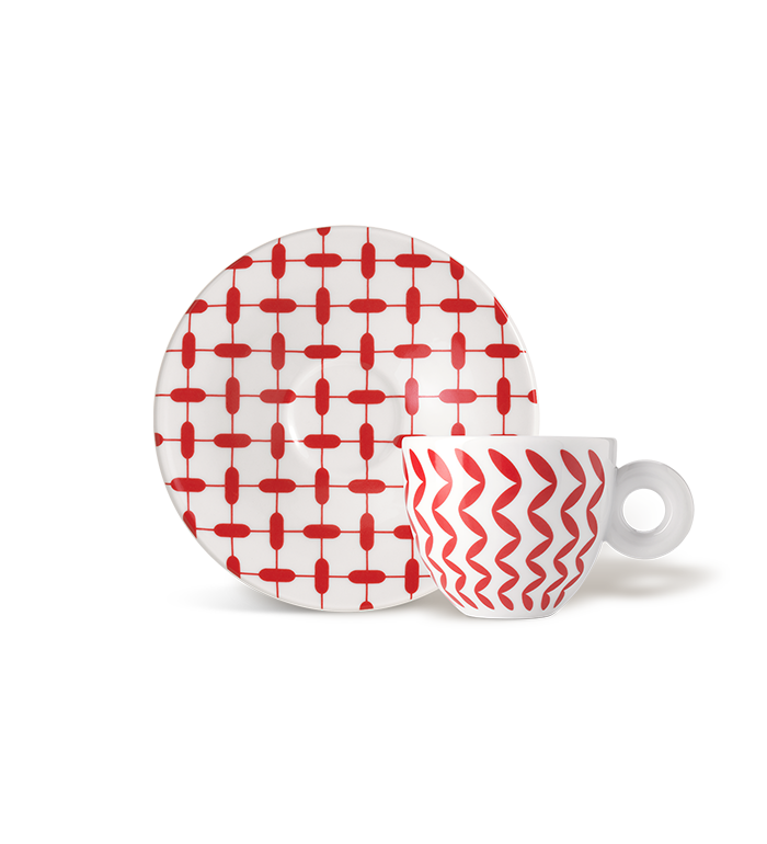 Set aus 2 Cappuccinotassen - illy Art Collection Mona Hatoum 2021 image number 0