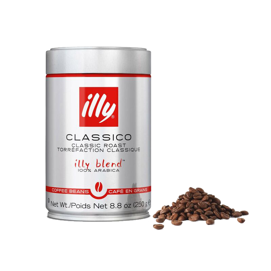 Whole Bean Coffee - Classico Medium Roast - 8.8oz Can - illy