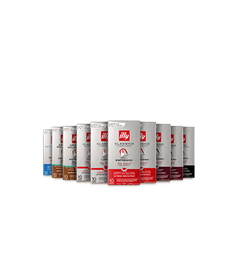 Macchina da caff&egrave; illy easy con 10 confezioni di capsule compatibili a scelta