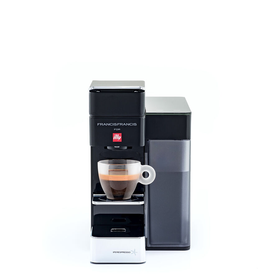 Y5 iperEspresso Espresso & Coffee Machine Black illy