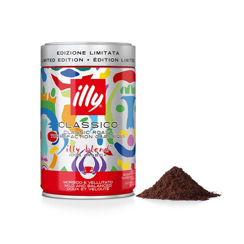 Gemalen koffie CLASSICO 250 g - Design blik van Pascale Marthine Tayou, Limited Edition