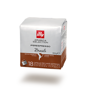 Caf&eacute; en capsules Iperespresso - Arabica Selection Br&eacute;sil - 18 unit&eacute;s