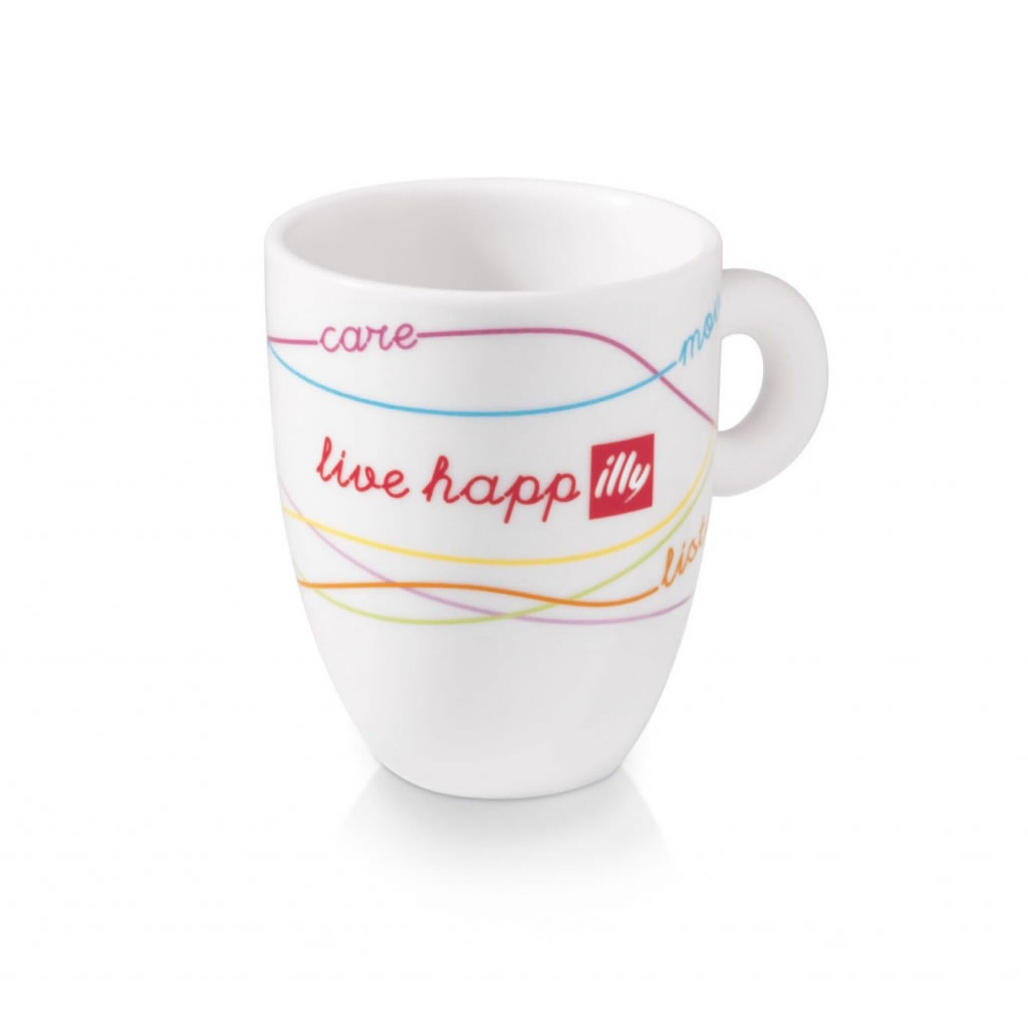 Coffee mug Live Happilly mug Coffee Gift pack included illy Shop