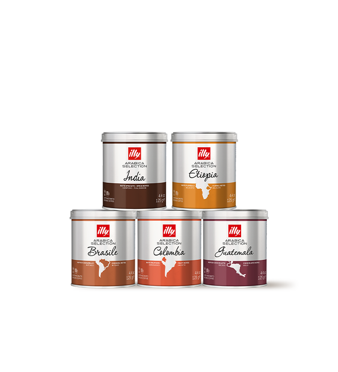 Kit degustazione caffè - 5 confezioni caffè macinato Arabica Selection