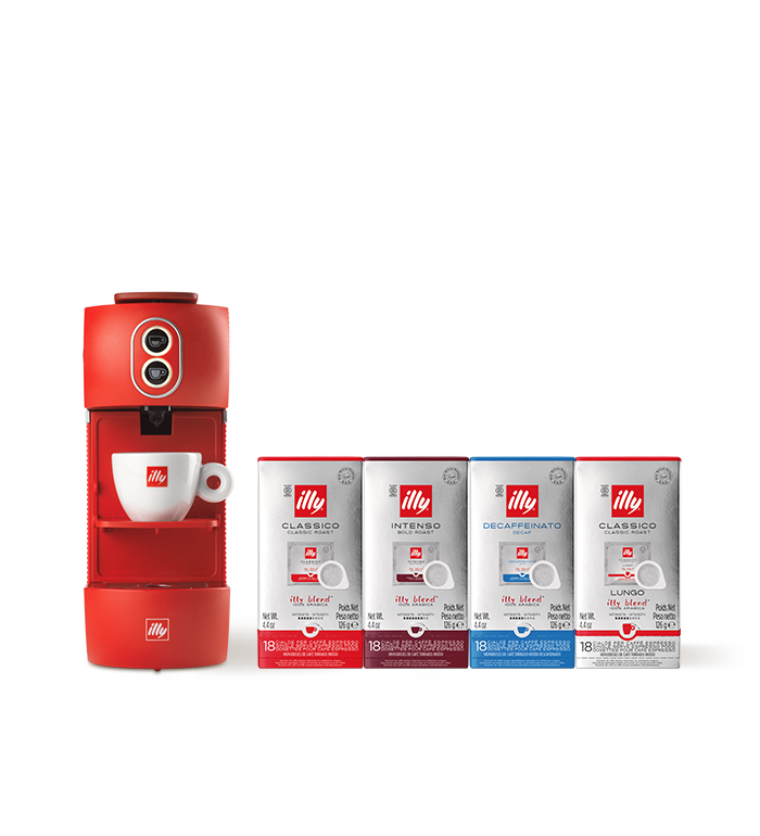 E.S.E. Pads Kaffeemaschine inkl. 4er Set Pads Classico, Intenso, Lungo und Entkoffeiniert image number 0