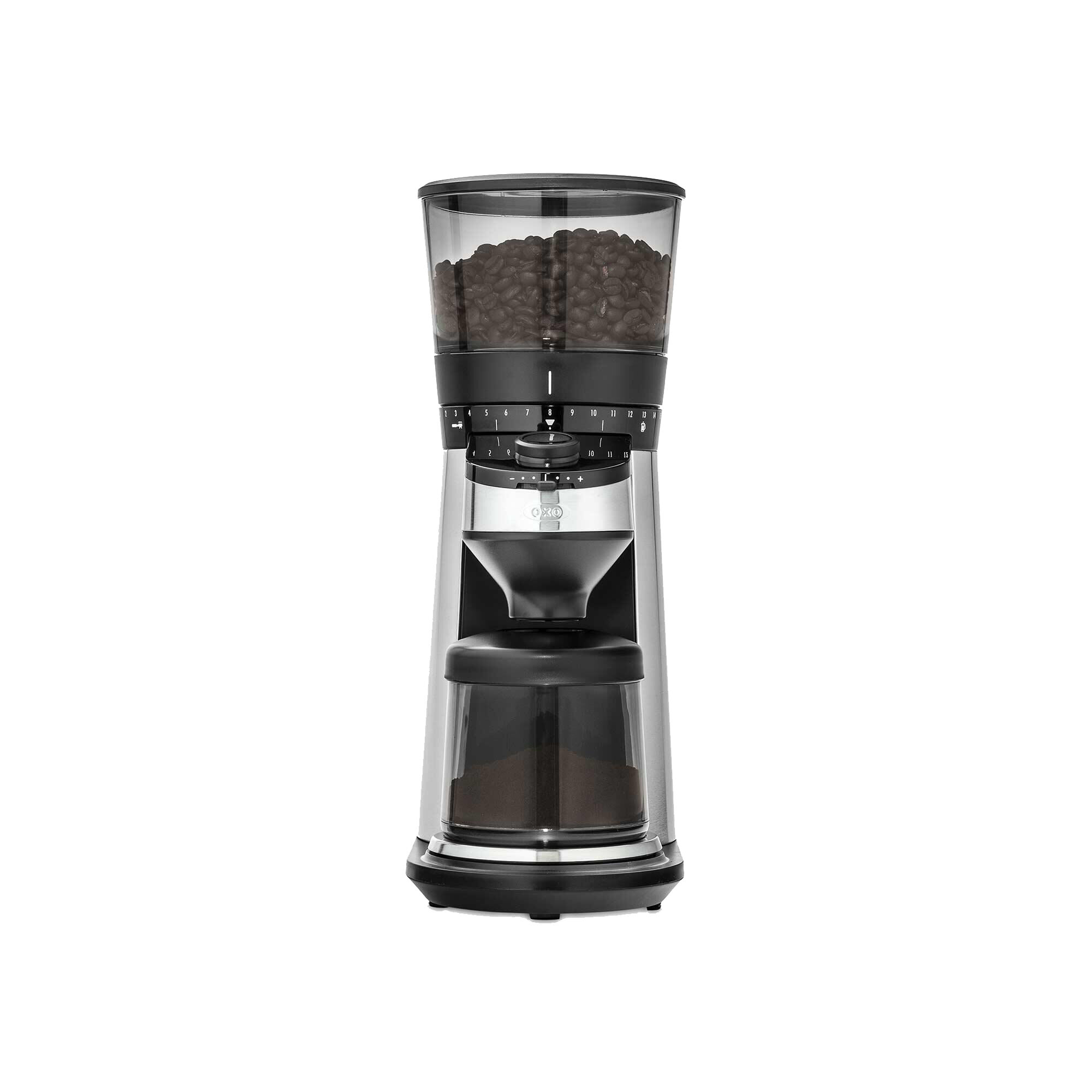 OXO Conical Burr Coffee Grinder illy