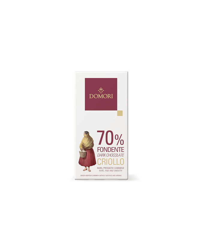 Tavoletta di cioccolato fondente 70% Criollo