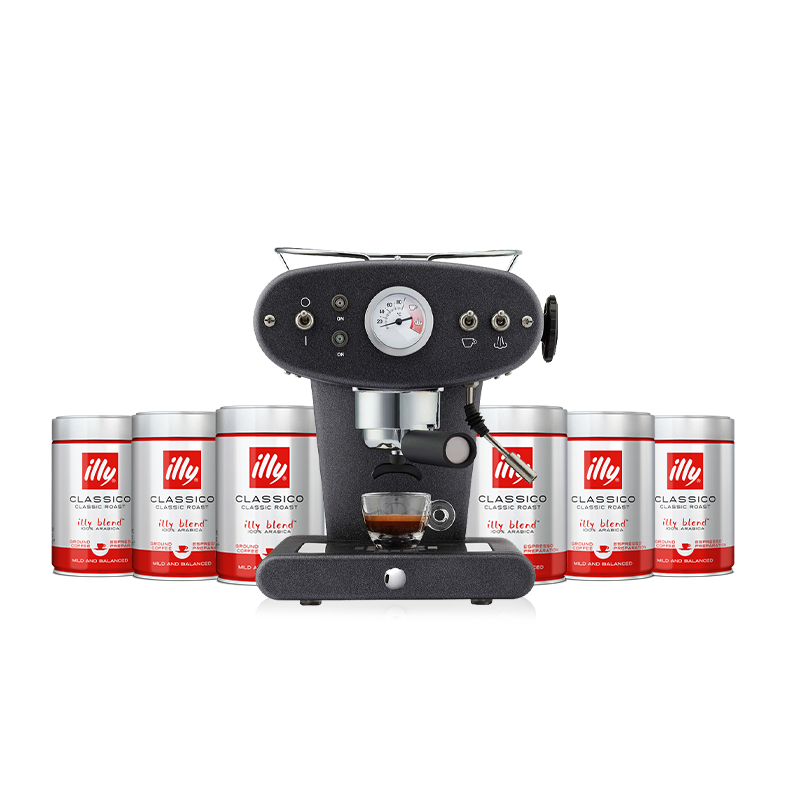 Promo máquina illy X1 y café molido CLASSICO