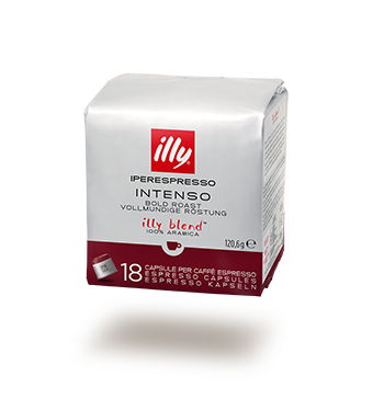 Caf&eacute; en capsules Iperespresso - torr&eacute;faction INTENSO - 18 unit&eacute;s