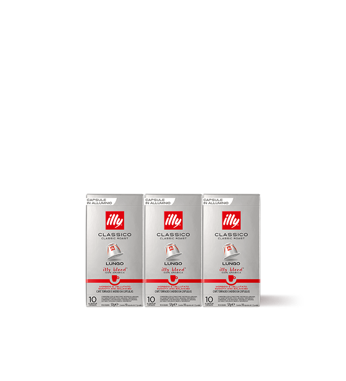 CLASSICO Lungo coffee in compatible capsules, set of three