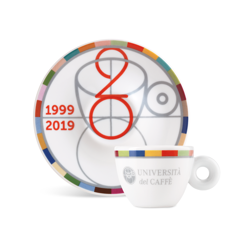 Tasse à café du 20e anniversaire de Università del caffè
