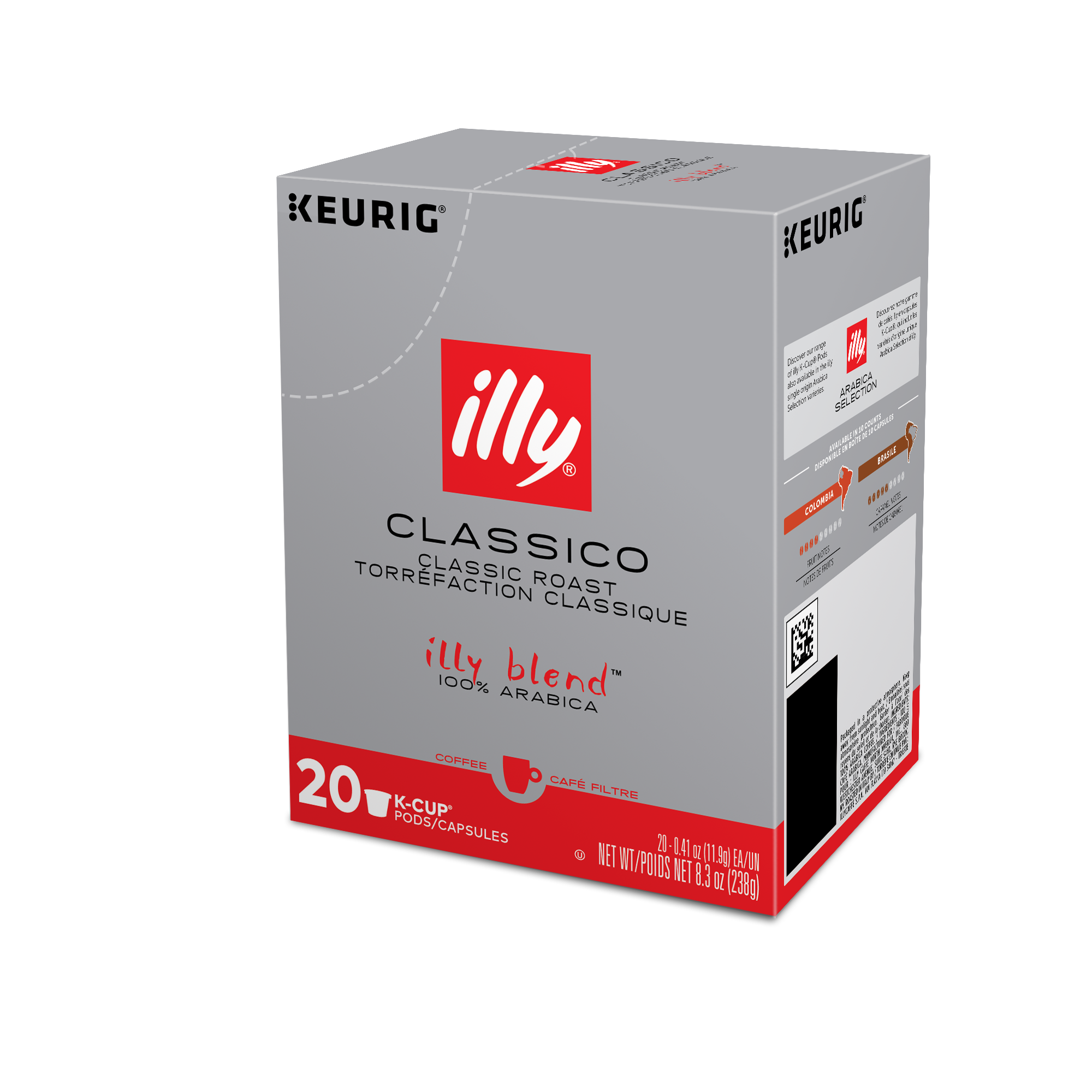 Illy Classico Instant Coffee Medium Roast Classic Roast with Notes Of  Caramel Orange Blossom and Jasmine 100% Arabica Coffee No Preservatives,  3.3