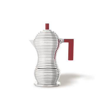 Caffettiera da 3 tazze - Moka a induzione Alessi Pulcina