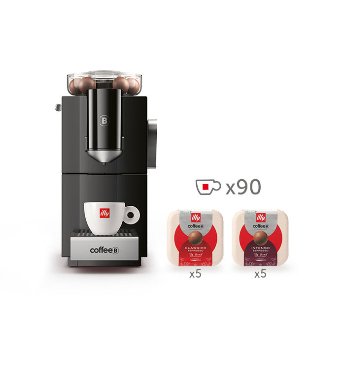Set Macchina illy CoffeB + 5 confezioni Classico + 5 confezioni Intenso image number 0
