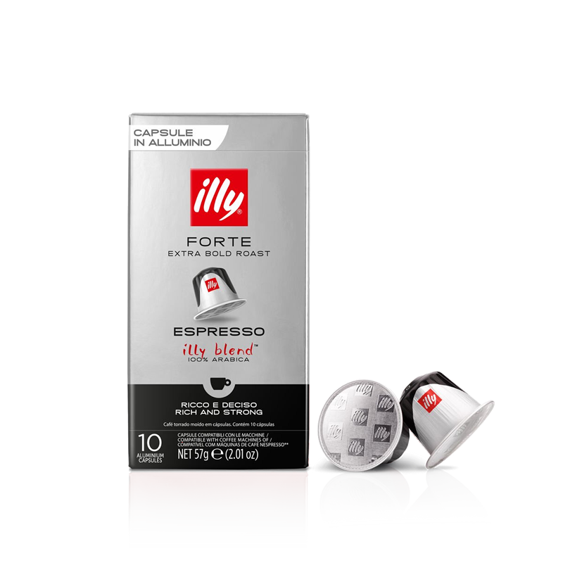 Café en capsules compatibles* FORTE