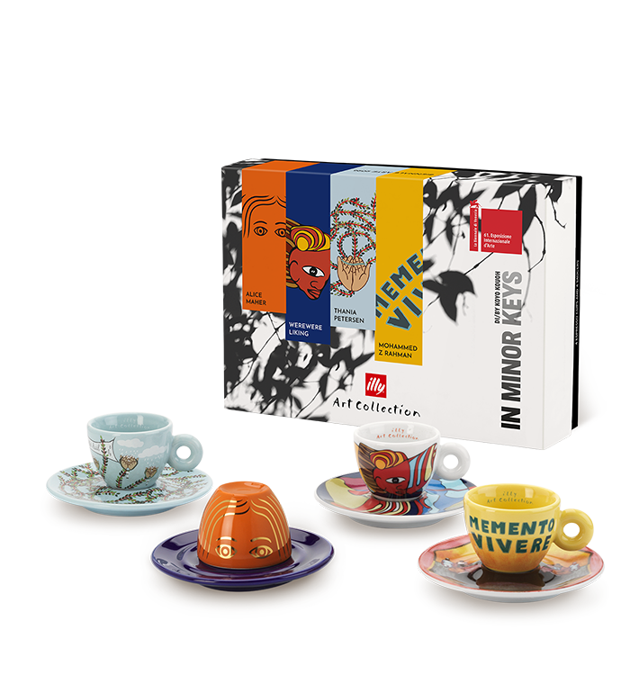 ENSEMBLE DE 4&nbsp;TASSES &Agrave; ESPRESSO&nbsp;: L&rsquo;ILLY ART COLLECTION POUR LA BIENNALE D&rsquo;ART 2026 image number 1