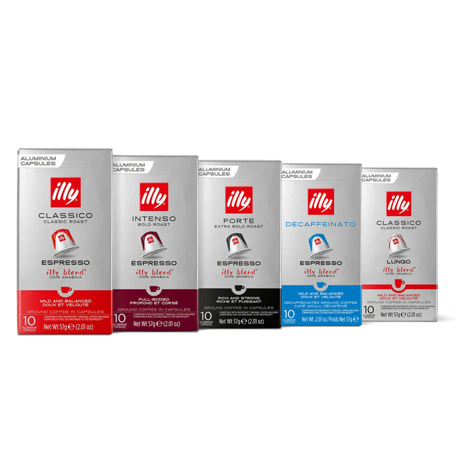 Espresso Compatible Capsules Sampler Bundle illy