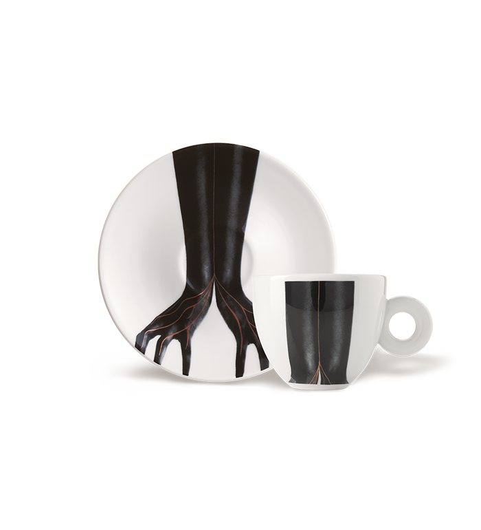 SET MIT VIER CAPPUCINOTASSEN – GENESI ILLY ART COLLECTION  image number 1