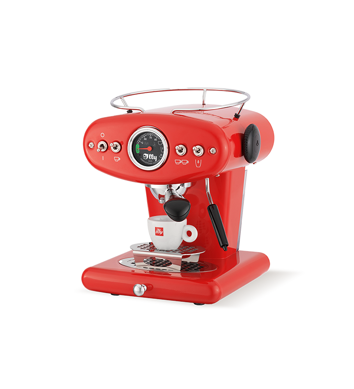 Ground Coffee & E.S.E. Pods Machine - X1 Anniversary red image number 1