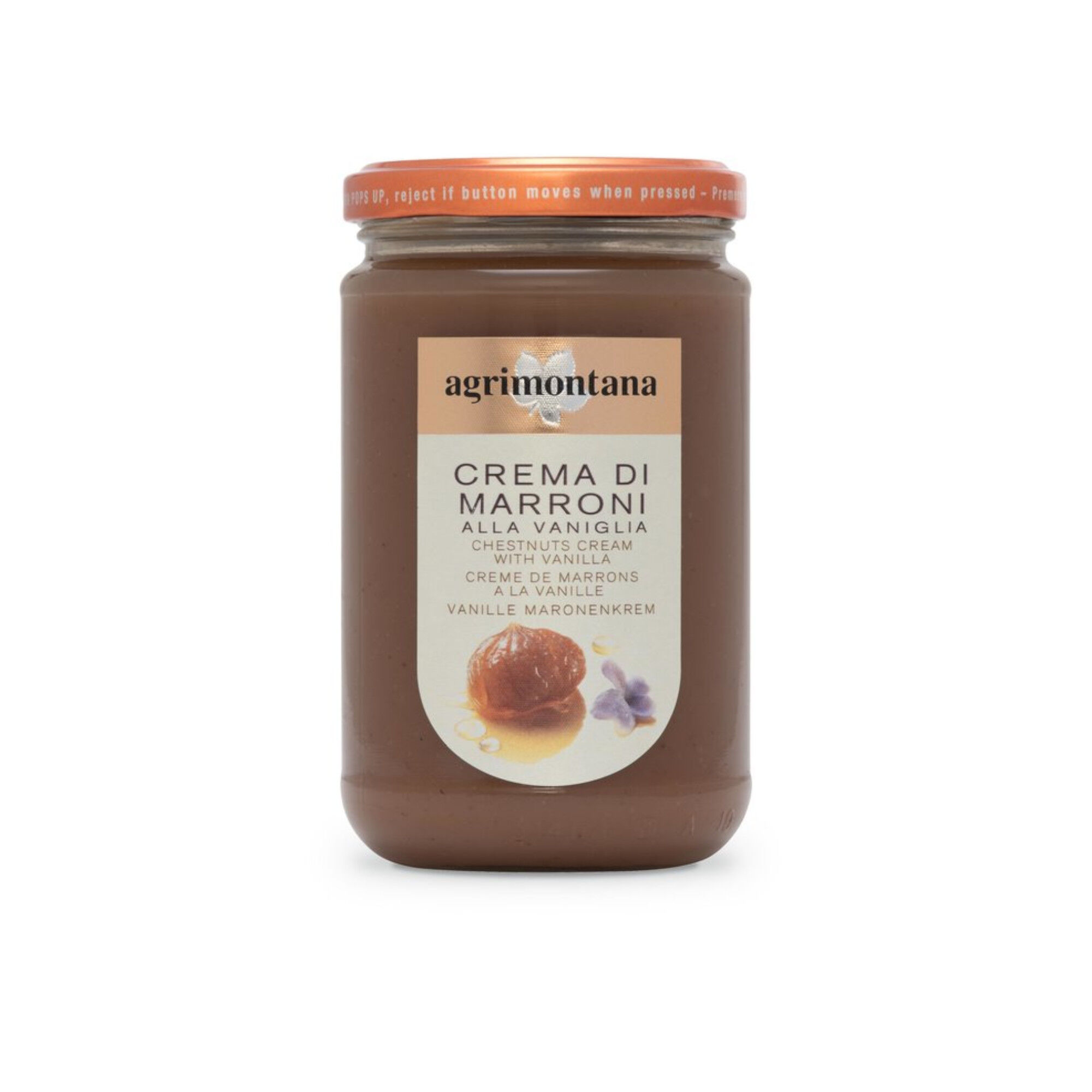 Crema spalmabile Agrimontana ai marroni da 350gr