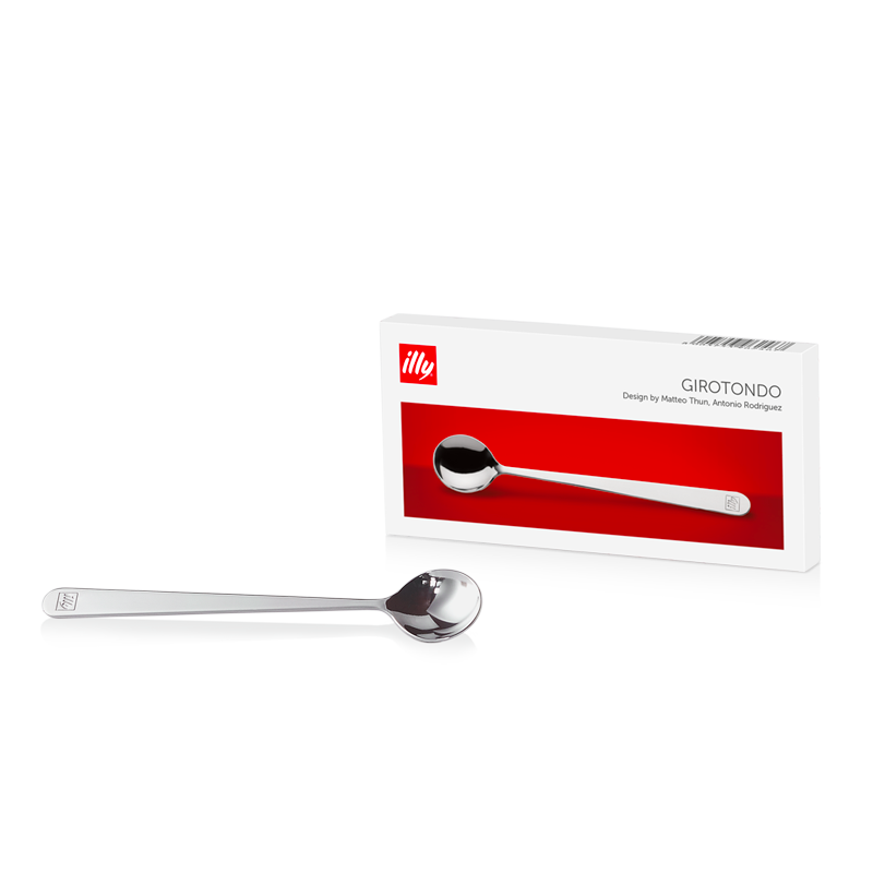 "Girotondo" spoons with embossed illy logo 160mm - Pack of 6