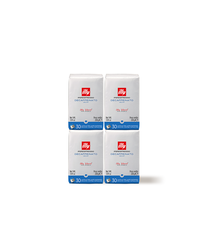 Iperespresso koffiecapsules - CAFEÏNEVRIJ, set van 4