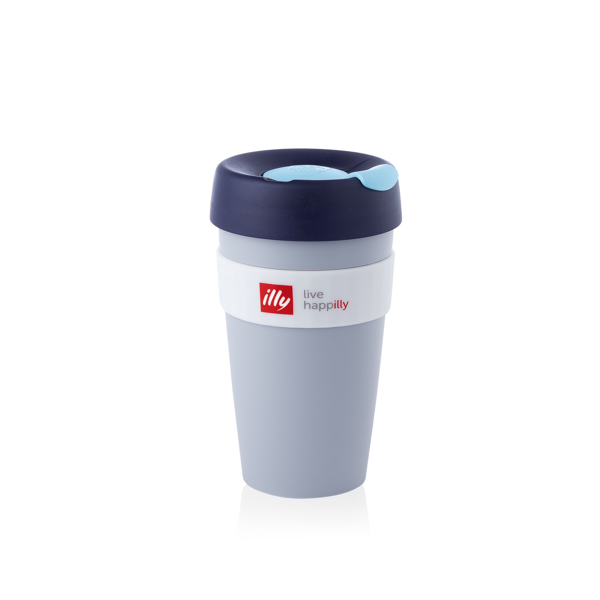 Kaffeebecher Travel Mug Keepcup Live Happilly 450ml Grau