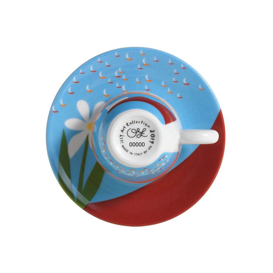 illy Art Collection Olimpia Zagnoli design dedicato alla Barcolana 2019 - tazzina da caff&egrave; espresso