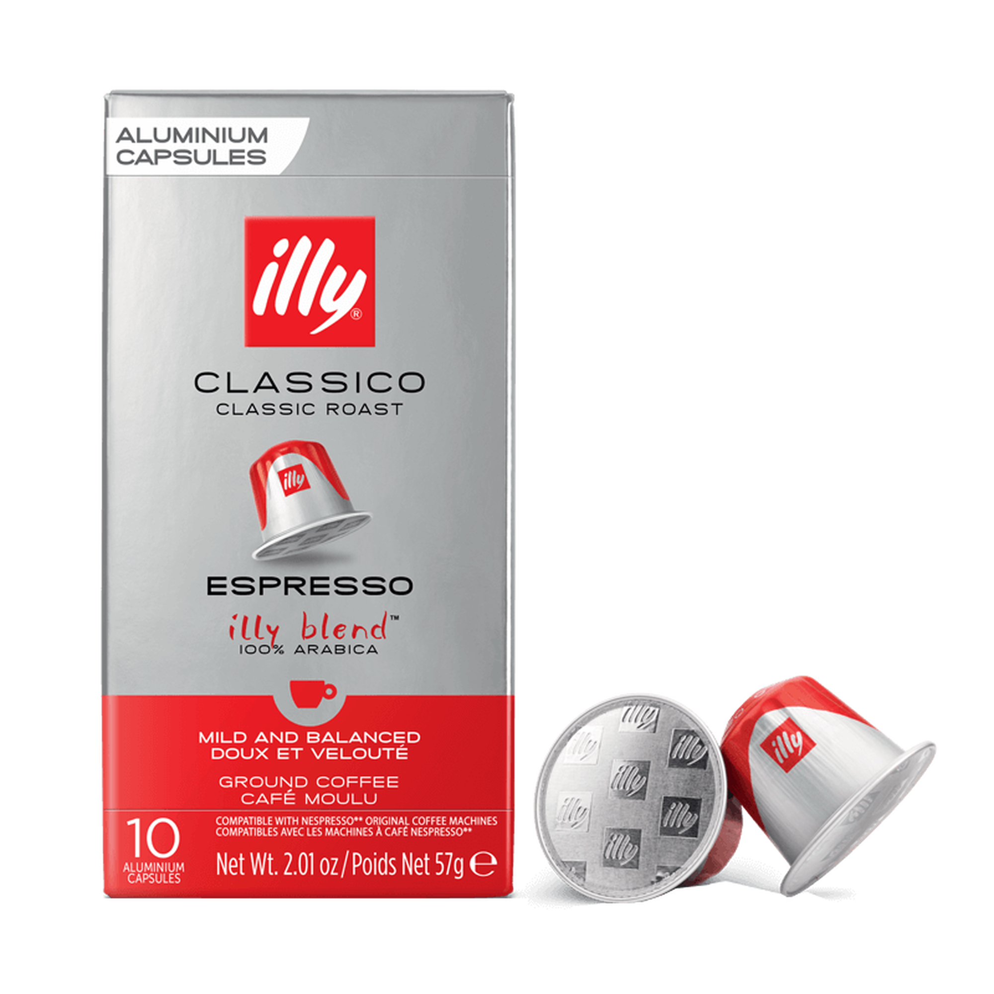 Espresso Compatible* Capsules Classico Roast illy